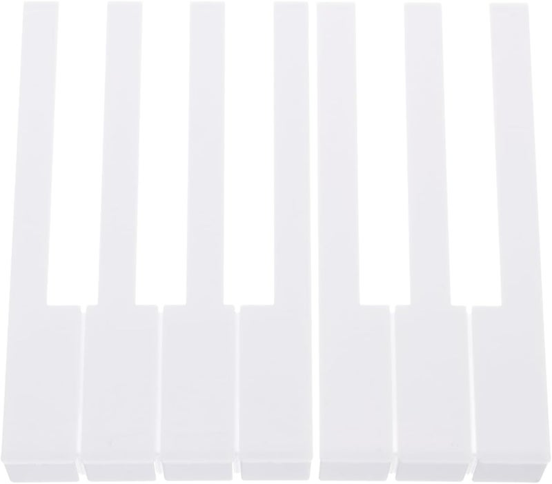 OFFSCH Piano Key Repairing Tools Replacement Key Tops for Upright and Vertical Pianos Keyboard Repair Accessories 6.26X3.7In - Image 1